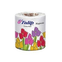 Rose Petal White Tulip Tolit Roll